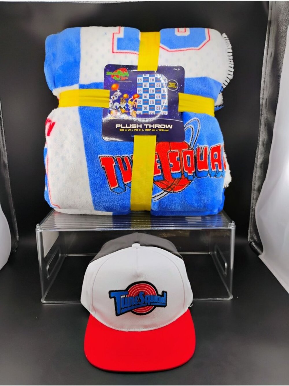 Space Jam Tune Squad Plush Throw & Hat Set